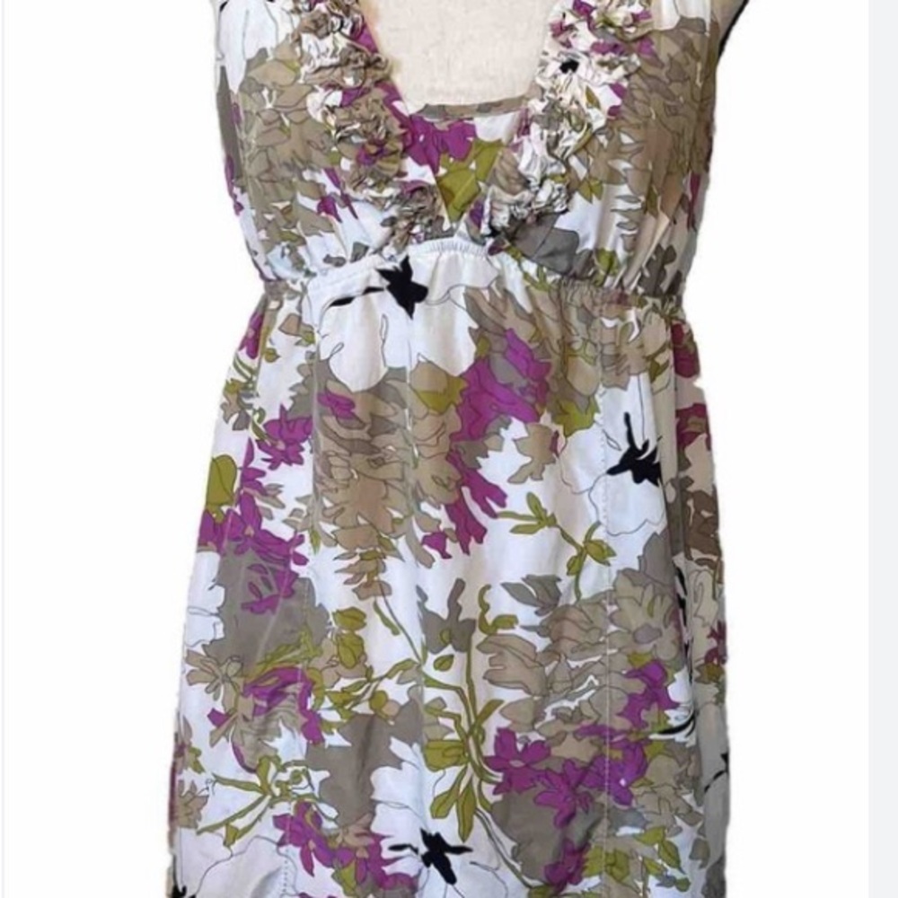 LOFT Cream Sleeveless Dress